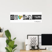 サギノー文字ポスター ポスター (ホームオフィス)