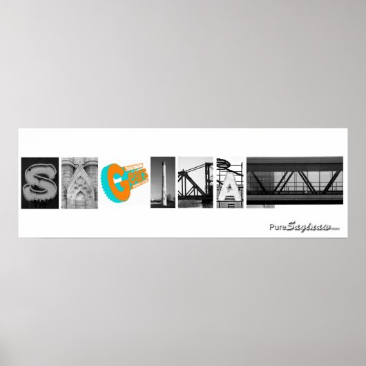 サギノー文字ポスター ポスター (正面)