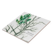 サギーブラシ植物用ペン及びインクスケッチ タイル (側面)