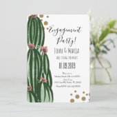 サクお洒落ス婚約パーティフェイクグリッターInv 招待状 (スタンド正面)