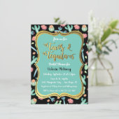 サクカラフルチュスタコス&テキーラブライダルシャワー 招待状 (スタンド正面)