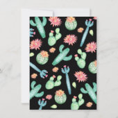 サクカラフルチュスタコス&テキーラブライダルシャワー 招待状 (裏面)