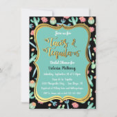 サクカラフルチュスタコス&テキーラブライダルシャワー 招待状 (正面)
