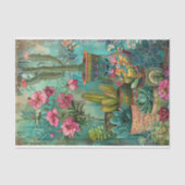 サクカラフルテンと多肉の切り離し 薄葉紙 (正面)