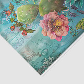 サクカラフルテンと多肉の切り離し 薄葉紙 (詳細)