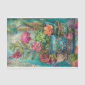 サクカラフルテンと多肉の切り離し 薄葉紙 (正面)