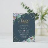 サクキュレスタイリッシュンツの誕生日パーティー インビテーションポストカード (スタンド正面)