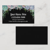 サクキュレントプラント名刺エンチャントデザイン 名刺 (正面/裏面)