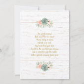 サククレンツベビーブランチ招待 招待状 (裏面)