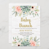 サククレンツベビーブランチ招待 招待状 (正面/裏面)