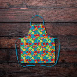 サクサクしたサクサクのサラダティール（緑がかった色）ブルー エプロン