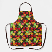 サクサクしたサクサクのサラダブラウン エプロン (正面)