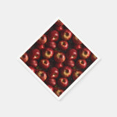 サクサクした赤りんご スタンダードカクテルナプキン (角)