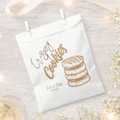 サクサクのクッキー フェイバーバッグ (クリップ留めされた状態)