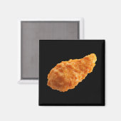 サクサクチキンテンダーは面白い食べ物のナゲット好き _1 マグネット (正面/裏面)