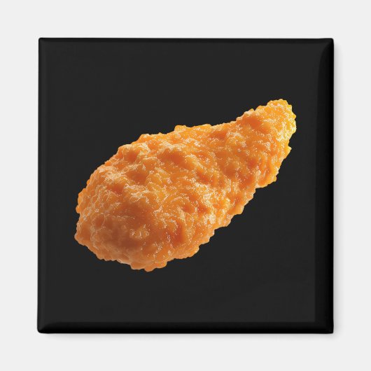 サクサクチキンテンダーは面白い食べ物のナゲット好き _1 マグネット (正面)