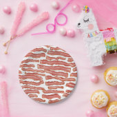 サクサクパターン(の模様が)あるク ペーパープレート (パーティー)