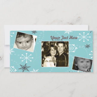 サクサク雪、3枚の写真 シーズンカード