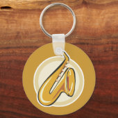 サクサフォン キーホルダー (正面)