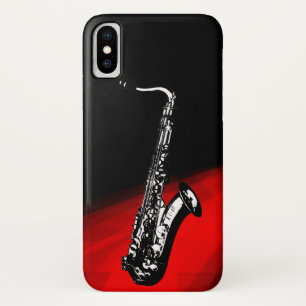 サクスホーン奏者のためのサクソフォーン iPhone X ケース