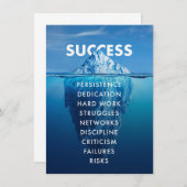 サクセスアイスバーグ懸命作品 招待状 (正面/裏面)