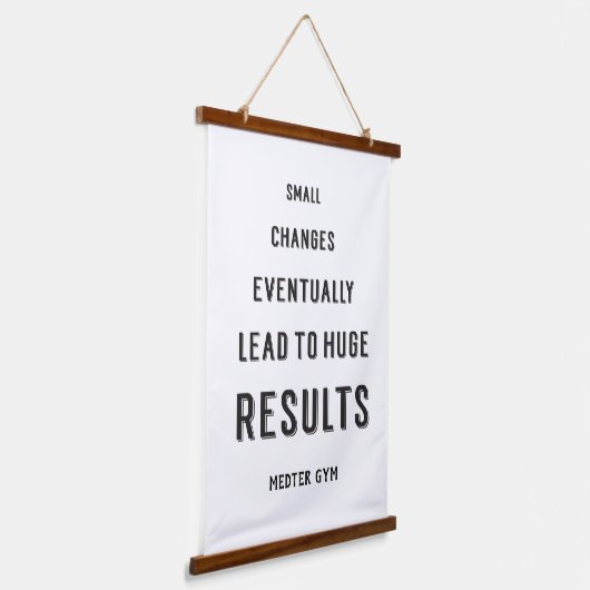 サクセスジやる気を起こさせるム引用文白黒 吊り下げ型タペストリー (傾斜あり)