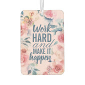 サクセスピやる気を起こさせるン芸術的ク・ローズ カーエアーフレッシュナー (裏面)