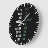 サクセス&ジム大やる気を起こさせる時計 ラージ壁時計 (傾斜)