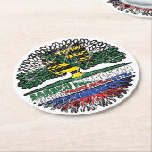 サクセンサヒシチソルビッシュソルベンバウムウルツェル ラウンドペーパーコースター (アングル)