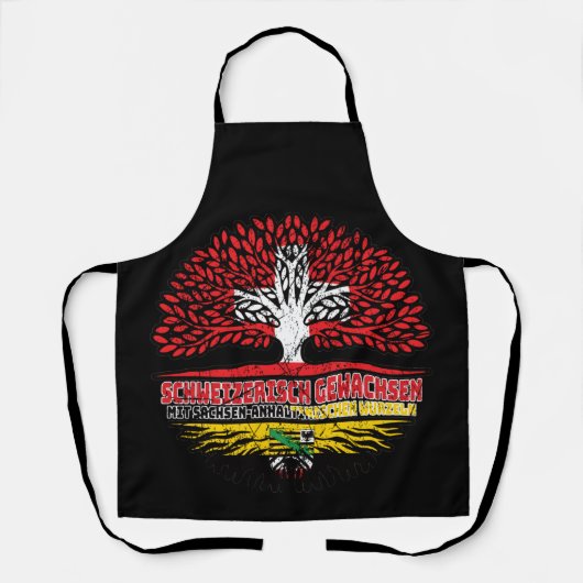 サクセン・アンハルト・シュヴァイザー・シュウィズ・バウム エプロン (正面)