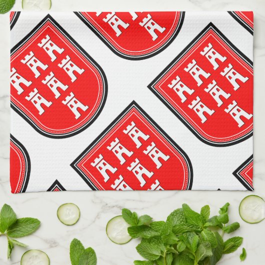 サクソニア徴候 キッチンタオル (折り畳み)