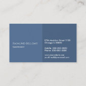 サクソフォニストの名刺 名刺 (裏面)