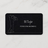 サクソフォニストプレミアム 名刺 (正面)