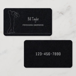 サクソフォニストプレミアム 名刺