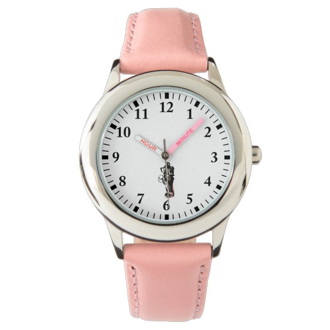 サクソフォニスト時計 腕時計 (正面)