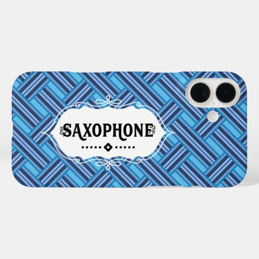 サクソフォンの紋章 Case-Mate iPhoneケース (裏面 (横))