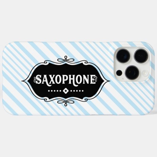 サクソフォンの紋章 Case-Mate iPhoneケース (裏面 (横))