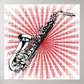 サクソフォンオンレグランジッド日が差すこと ポスター (正面)