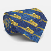 サクソフォンギタータイ ネクタイ (ロール)