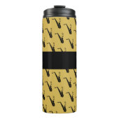 サクソフォンゴールデンクールイエローミュージック タンブラー (正面)