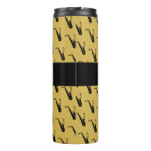 サクソフォンゴールデンクールイエローミュージック タンブラー (裏面)