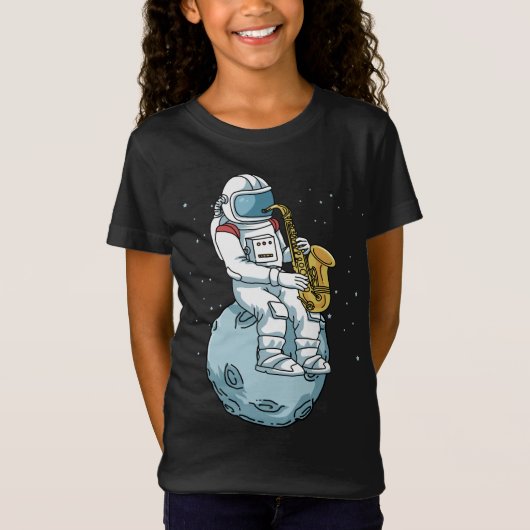 サクソフォンサキソフォンのギフトジャズミュージックサキソフォン Tシャツ (正面)