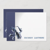 サクソフォンサンキューフラットカード サンキューカード (正面/裏面)