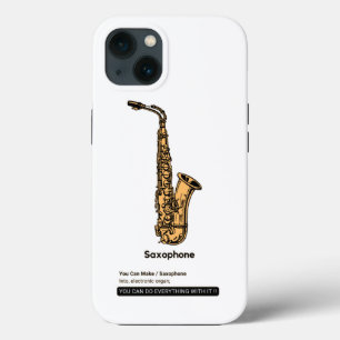 サクソフォンジャズ楽器 iPhone 13ケース