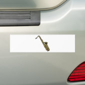 サクソフォンスケッチ バンパーステッカー (車上)