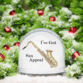 サクソフォンスノーグローブ (クリスマス)