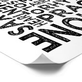 サクソフォンタイポグラフィ ポスター (角)