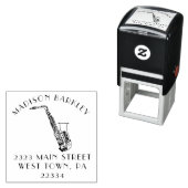 サクソフォンバンド先生 セルフインキングスタンプ (インサイチュ)