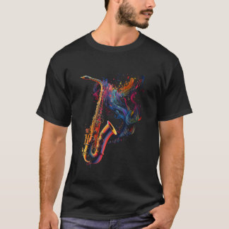 サクソフォンミュージシャンサクソフォン Tシャツ