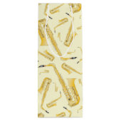 サクソフォンミュージシャンバンド先生 ワインギフトバッグ (裏面)